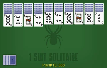 spider solitaer 1 suit