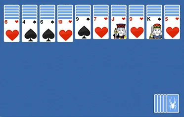 spider solitaer blau