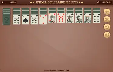 Spider-Solitaire-2-Suits